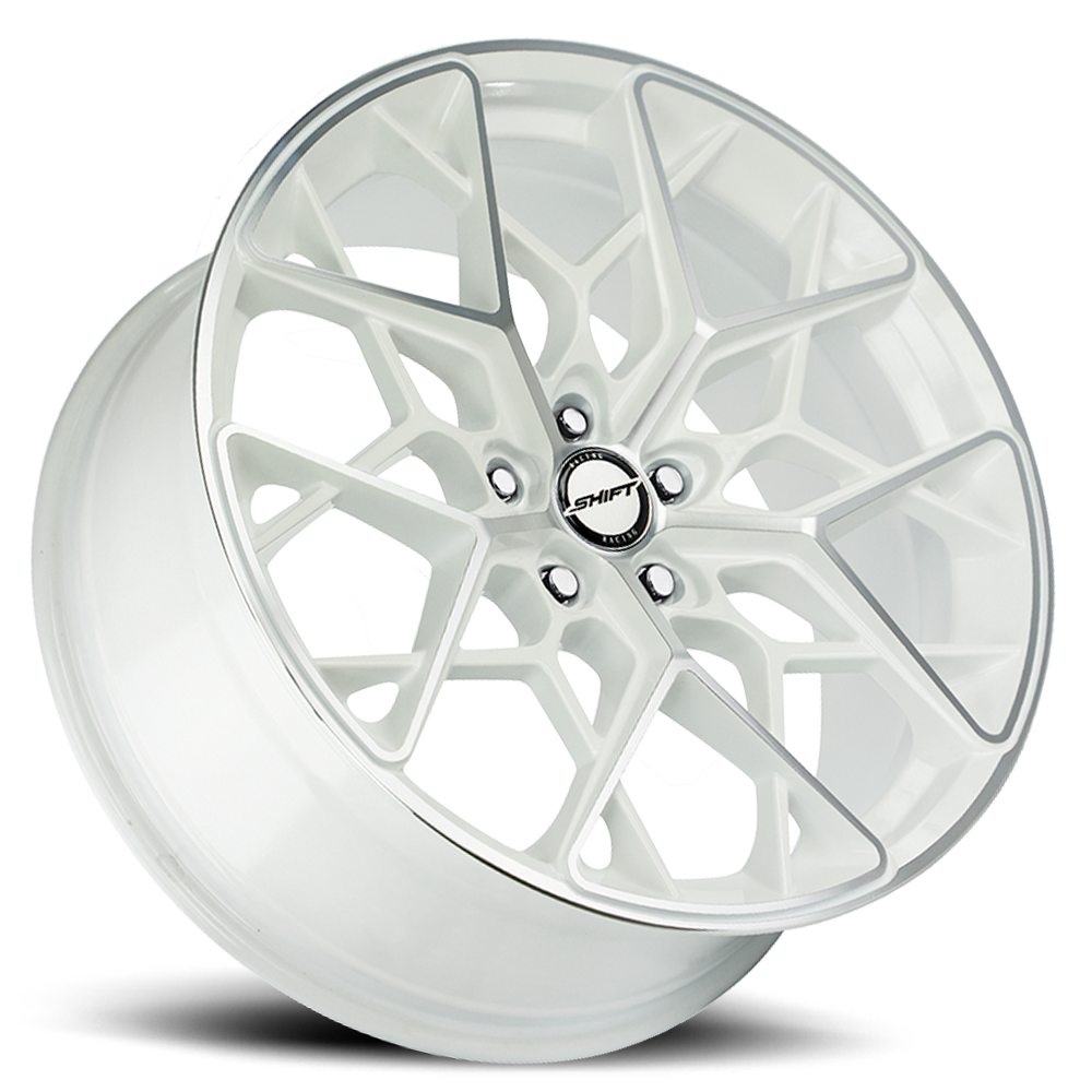 SHIFT H35 PISTON 20X8.5 35MM 5X114.3 WHITE MACHINED | H35051435WM