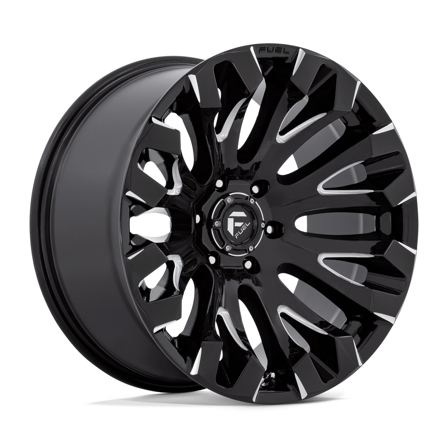 FUEL 1PC D828 QUAKE 20X10 -18 6X139.7 GLOSS BLACK MILLED
