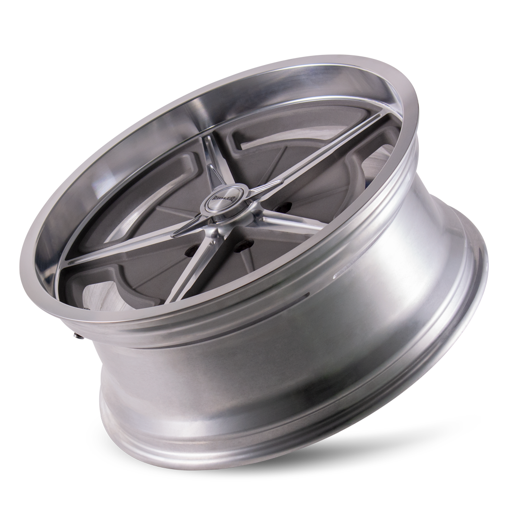 RIDLER 605 18X9.5 0 5x120.65 MACHINED SPOKES & LIP