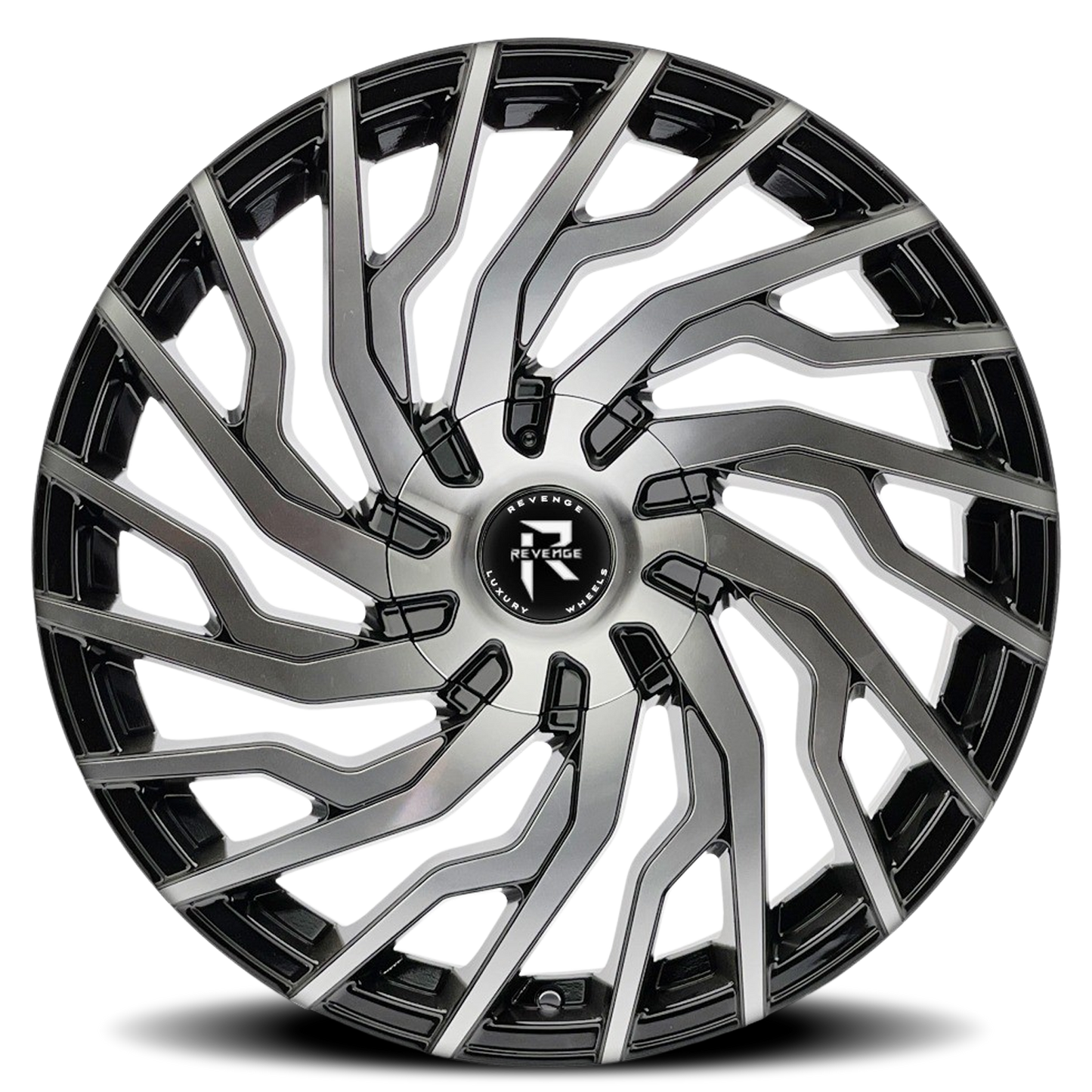 REVENGE LUXURY RL-101 22X8.5 35 5X120/5X114.3 BLACK MACHINED