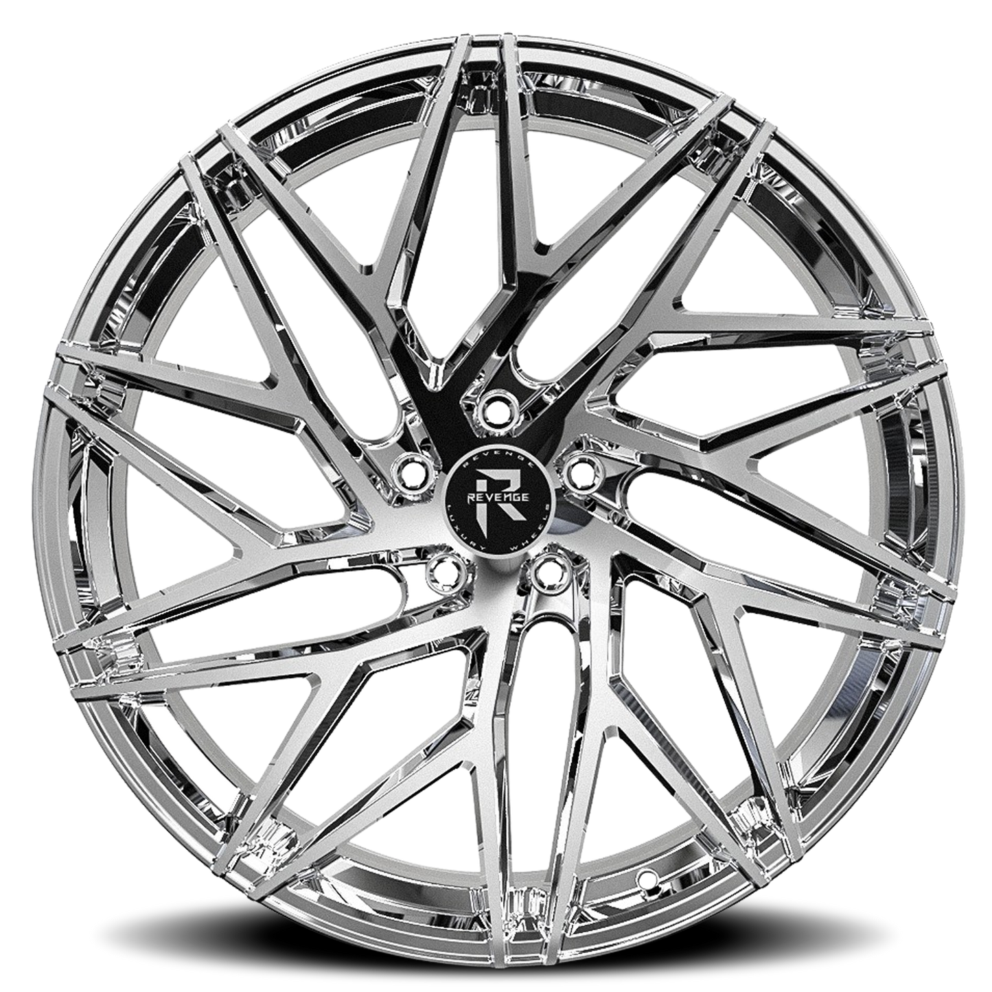 REVENGE LUXURY RL-102 22X9 20 5X115 CHROME