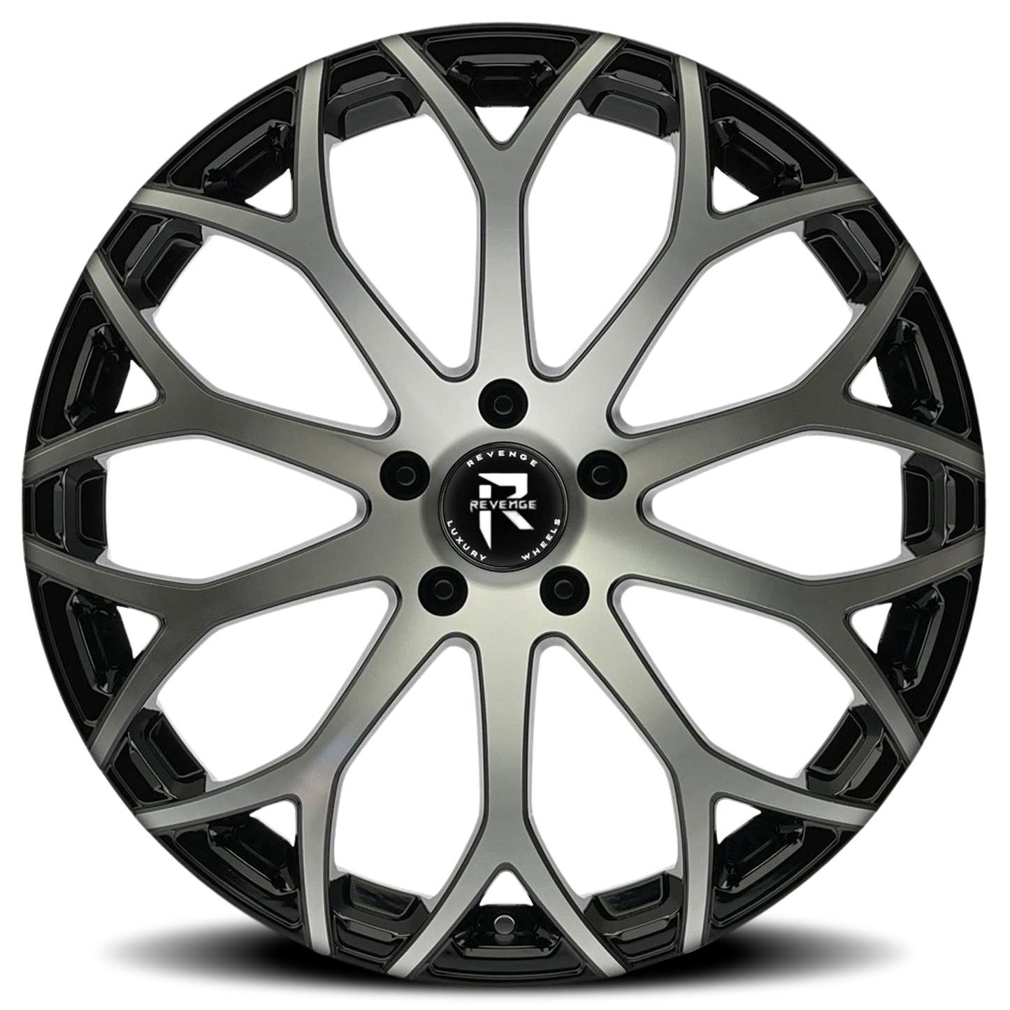 REVENGE LUXURY RL-105 20X9 20 5X115 BLACK MACHINED