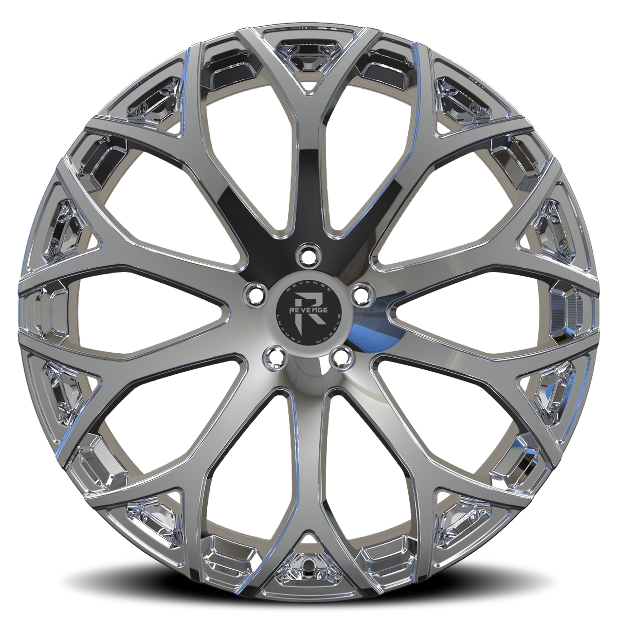 REVENGE LUXURY RL-105 18X8 35 5X114.3 CHROME