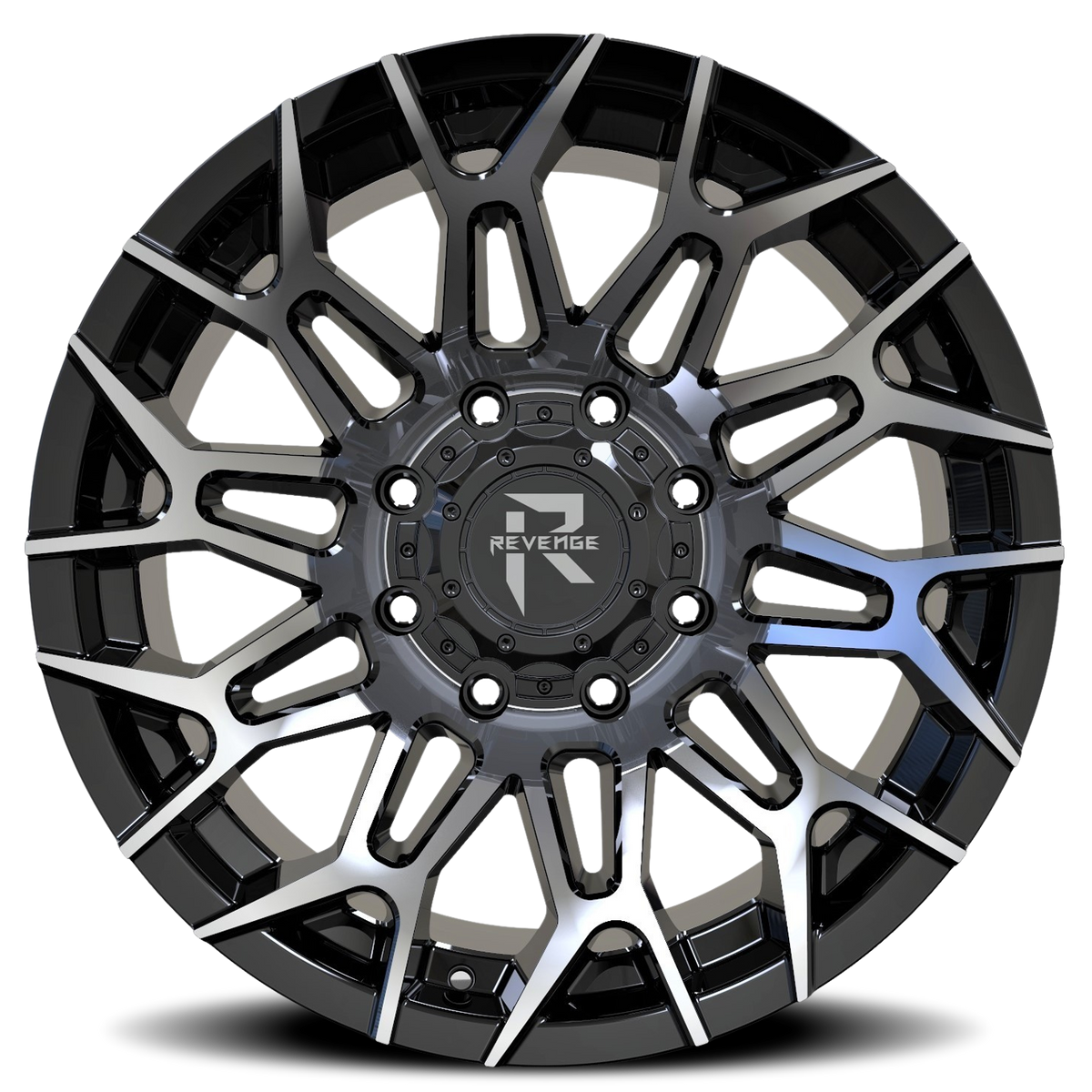REVENGE OFFROAD RV203 20X10 -19 5X139.7/5X150 BLACK MACHINED