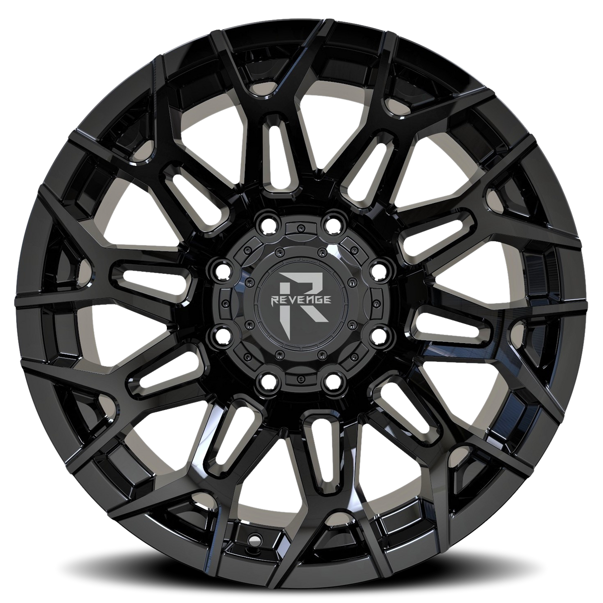 REVENGE OFFROAD RV203 20X10 -19 6X135/6X139.7 SATIN BLACK