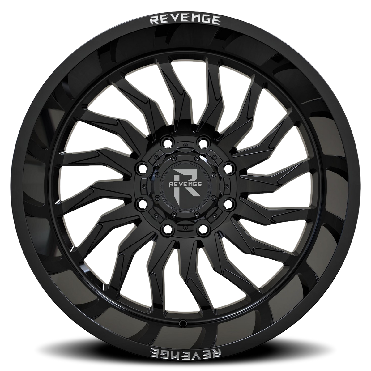 REVENGE OFFROAD RV204 20X10 -19 8X165.1 GLOSS BLACK