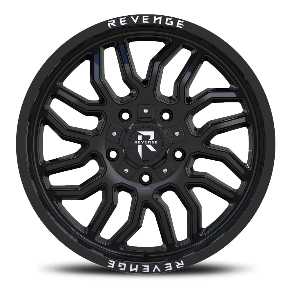 REVENGE OFFROAD RV205 20X9 0 8X170 GLOSS BLACK