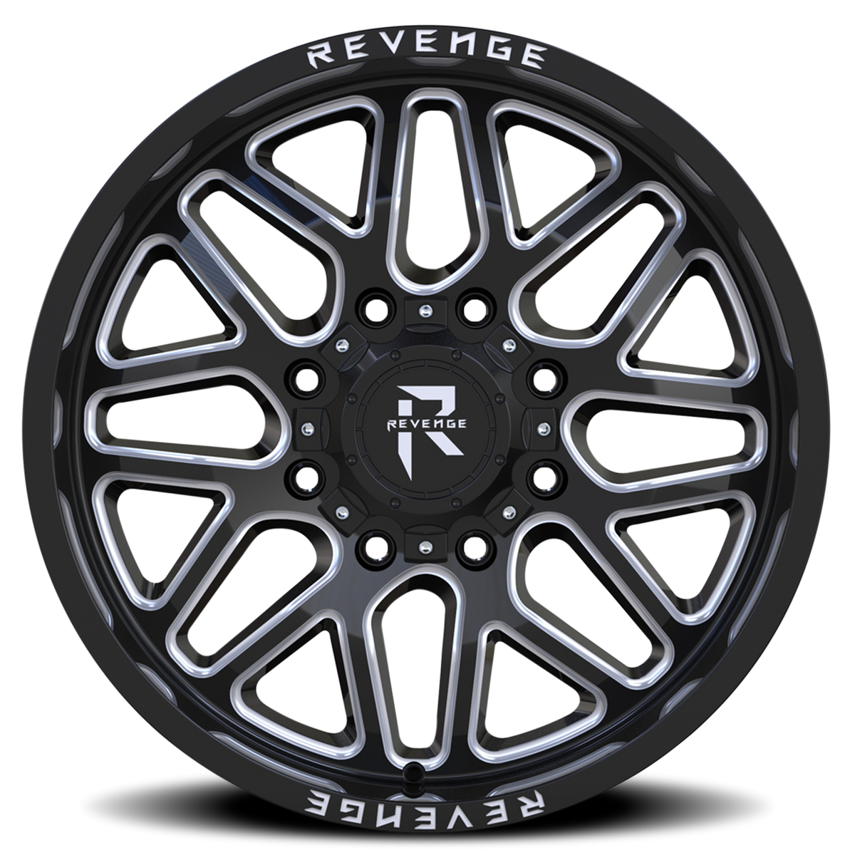 REVENGE OFFROAD RV206 20X12 -44 6X135/6X139.7 BLACK MILLED