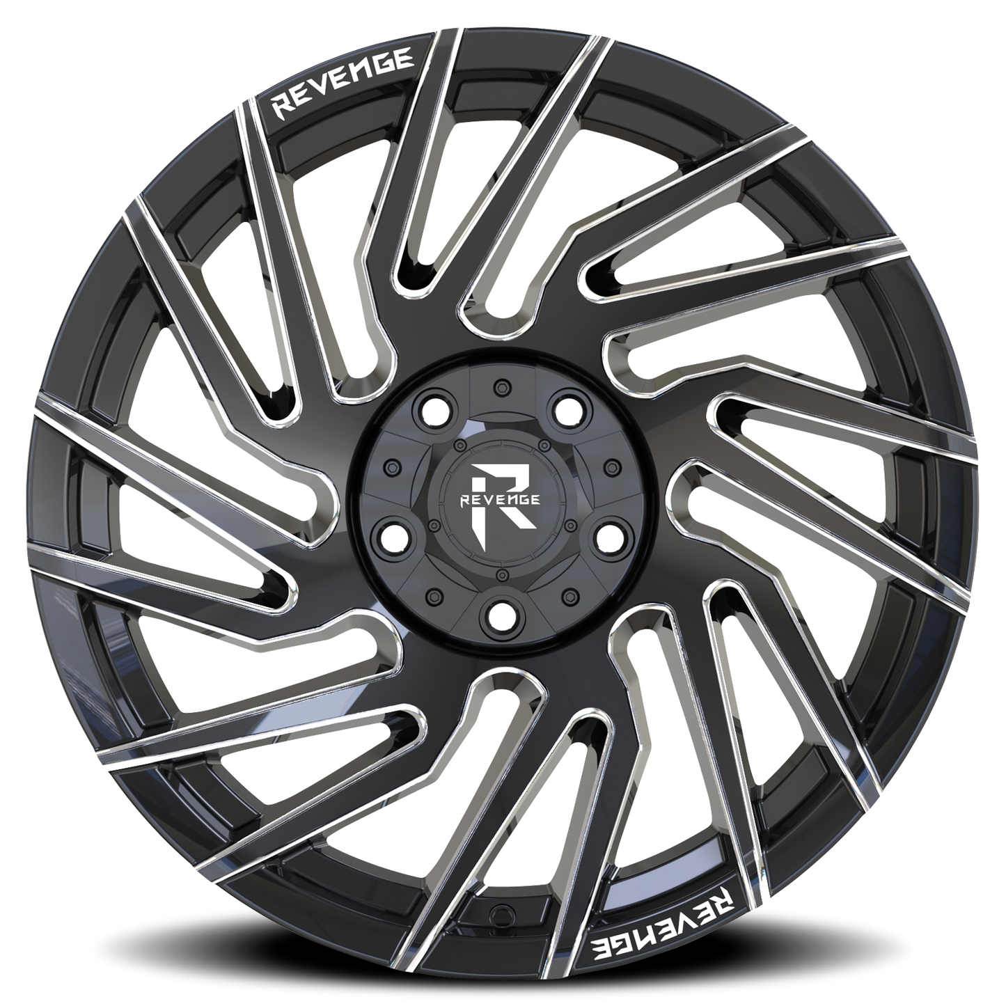 REVENGE OFFROAD RV207 20X10 -19 5X127/5X139.7 BLACK MILLED