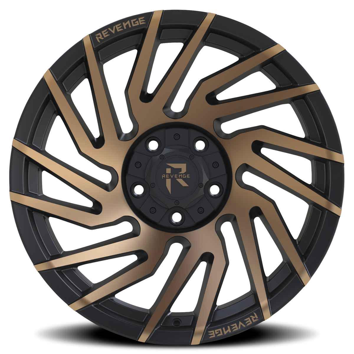 REVENGE OFFROAD RV207 20X9 0 5X127/5X139.7 SATIN BRONZE BRONZE MACHINED-DOUBLE DARK TINT