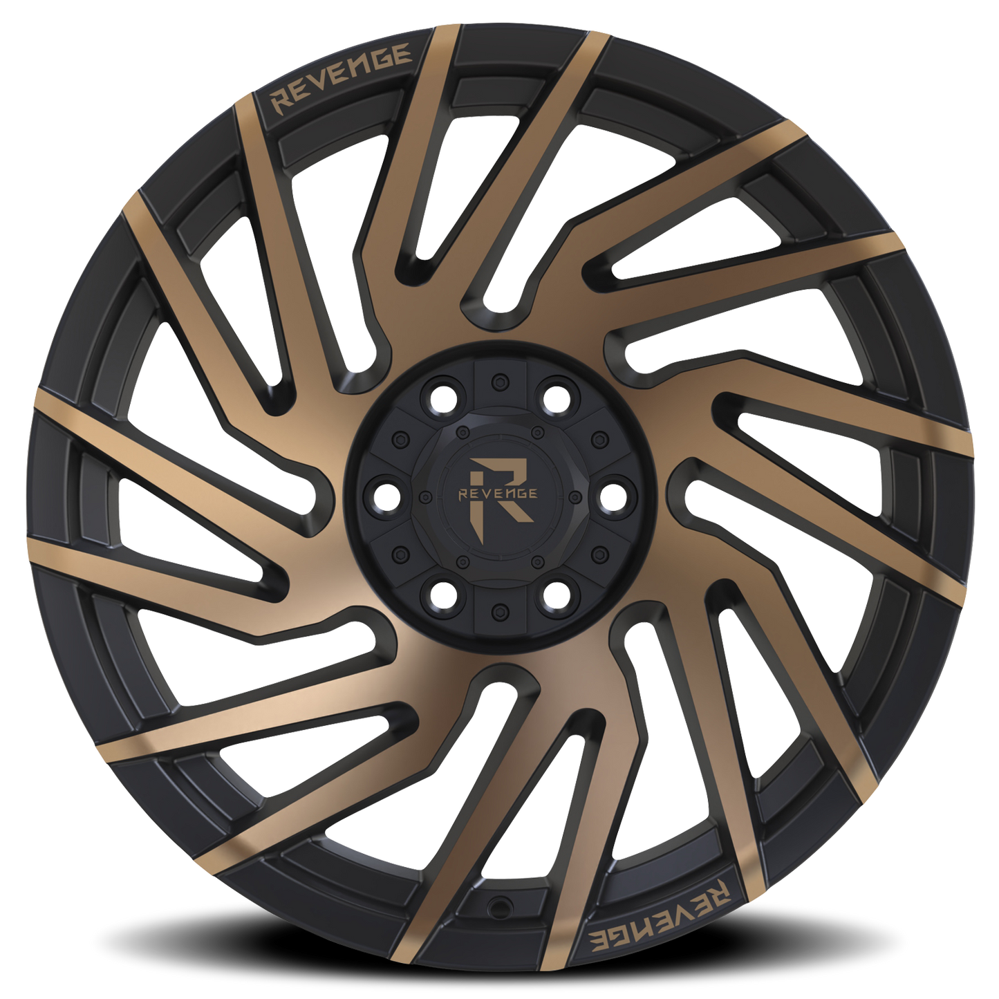 REVENGE OFFROAD RV207 20X10 -19 6X135/6X139.7 SATIN BRONZE BRONZE MACHINED-DOUBLE DARK TINT