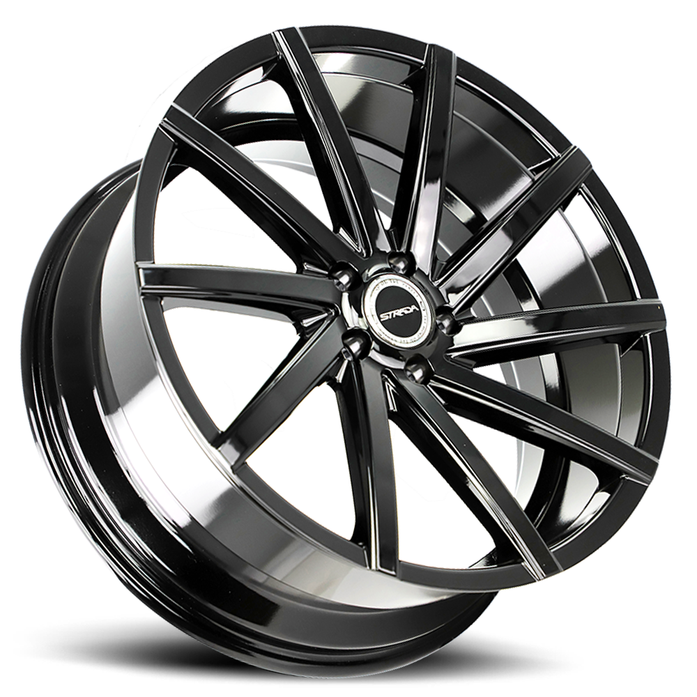 STRADA S41 SEGA 20X8.5 35MM 5X112 ALL GLOSS BLACK | S41051235GB