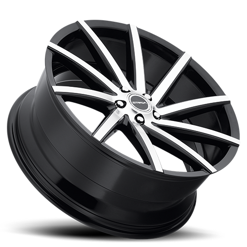 STRADA S41 SEGA 20X8.5 15MM 5X115 GLOSS BLACK MACHINED | S41051515GBM