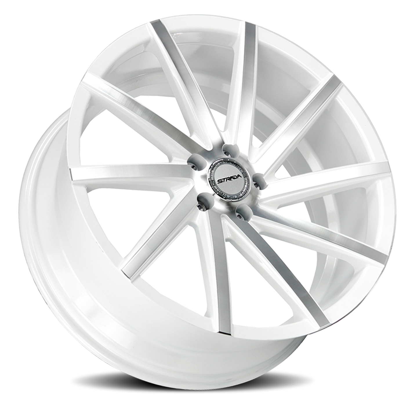 STRADA S41 SEGA 22X9 35MM 5X114.3 WHITE MACHINED | S41251435WM