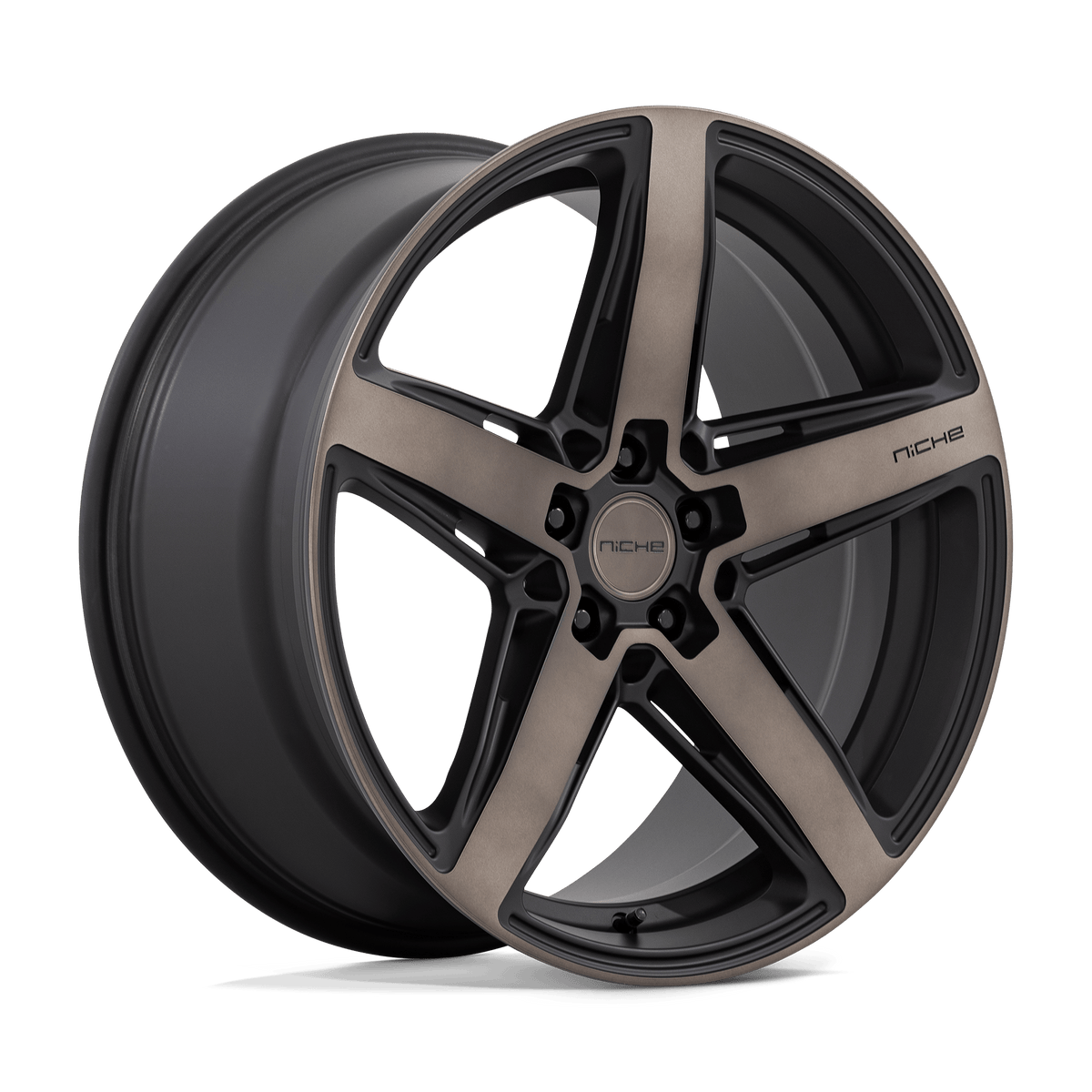NICHE 1PC M271 TERAMO 20X11 45 5X114.3 MATTE BLACK WITH DOUBLE DARK TINT FACE