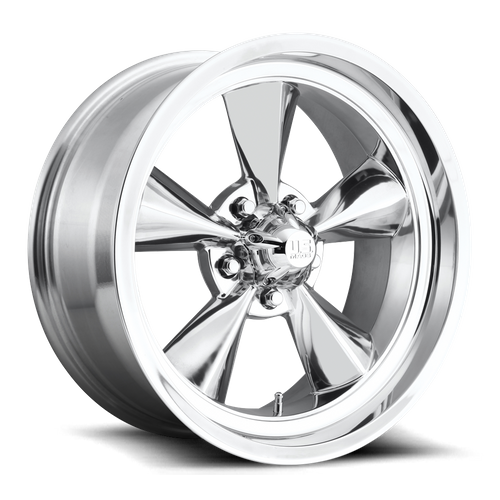 US Mag 1PC U108 STANDARD 15X8 1 5X120.65/5X4.75 HIGH LUSTER POLISHED