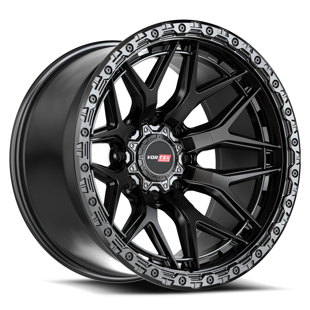 VORTEK VRT-603 20X9.5 -18 BLANK SATIN BLACK