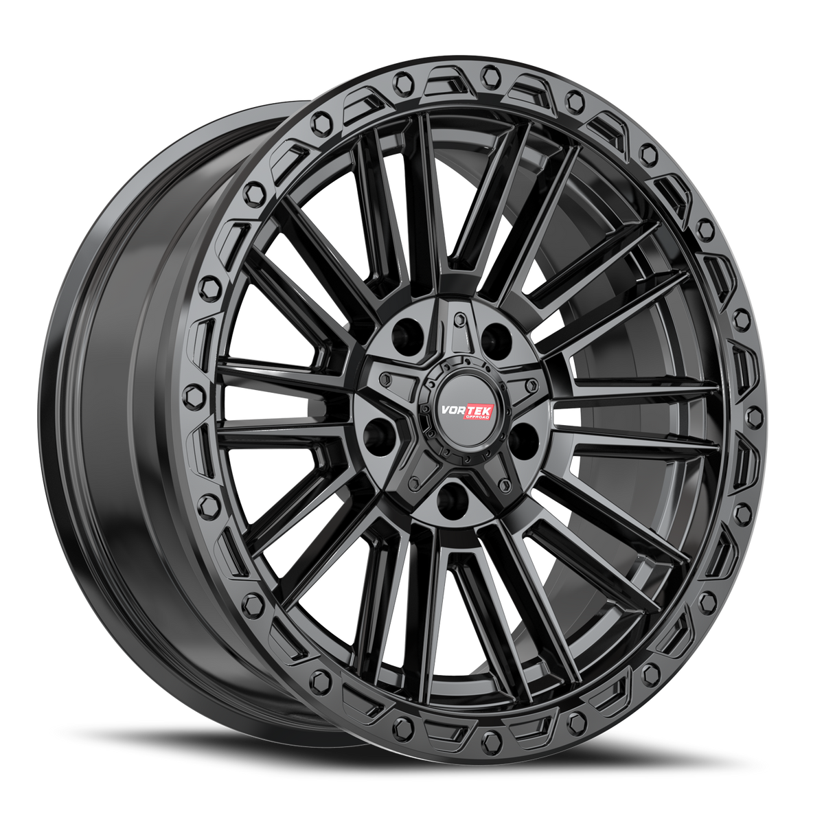 VORTEK VRT-604 20X9.5 12 5X127/5X139.7 SATIN BLACK
