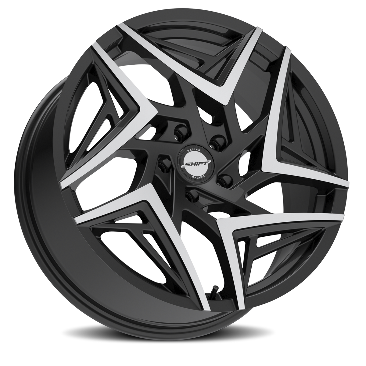 SHIFT H36 VALVE 20X8.5 35MM 5X120 GLOSS BLACK MACHINED TIPS | H3608552035GBMT