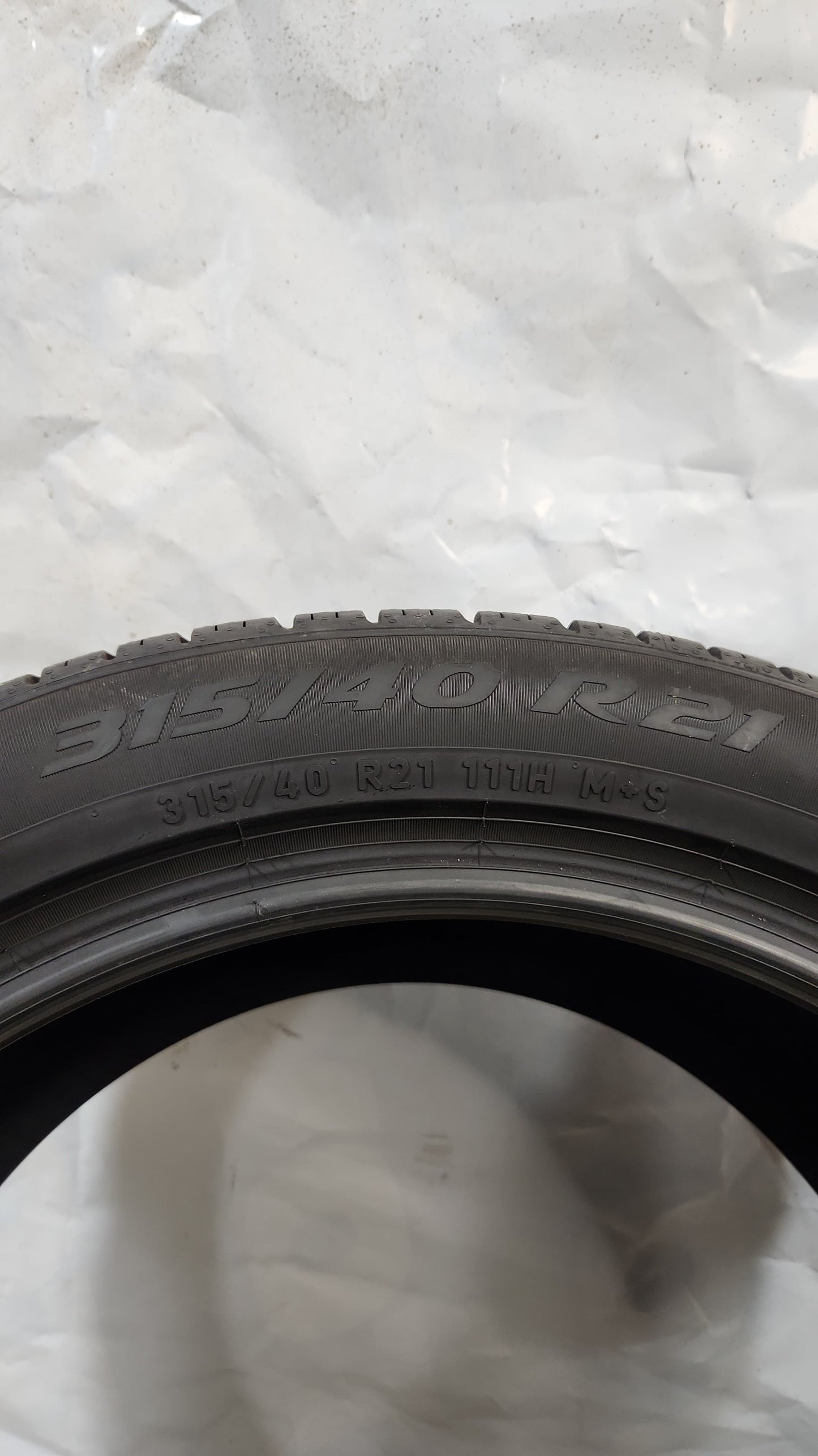 Set of 4 - 315/40R21 Pirelli Scorpion Zero All Season - Used Tires