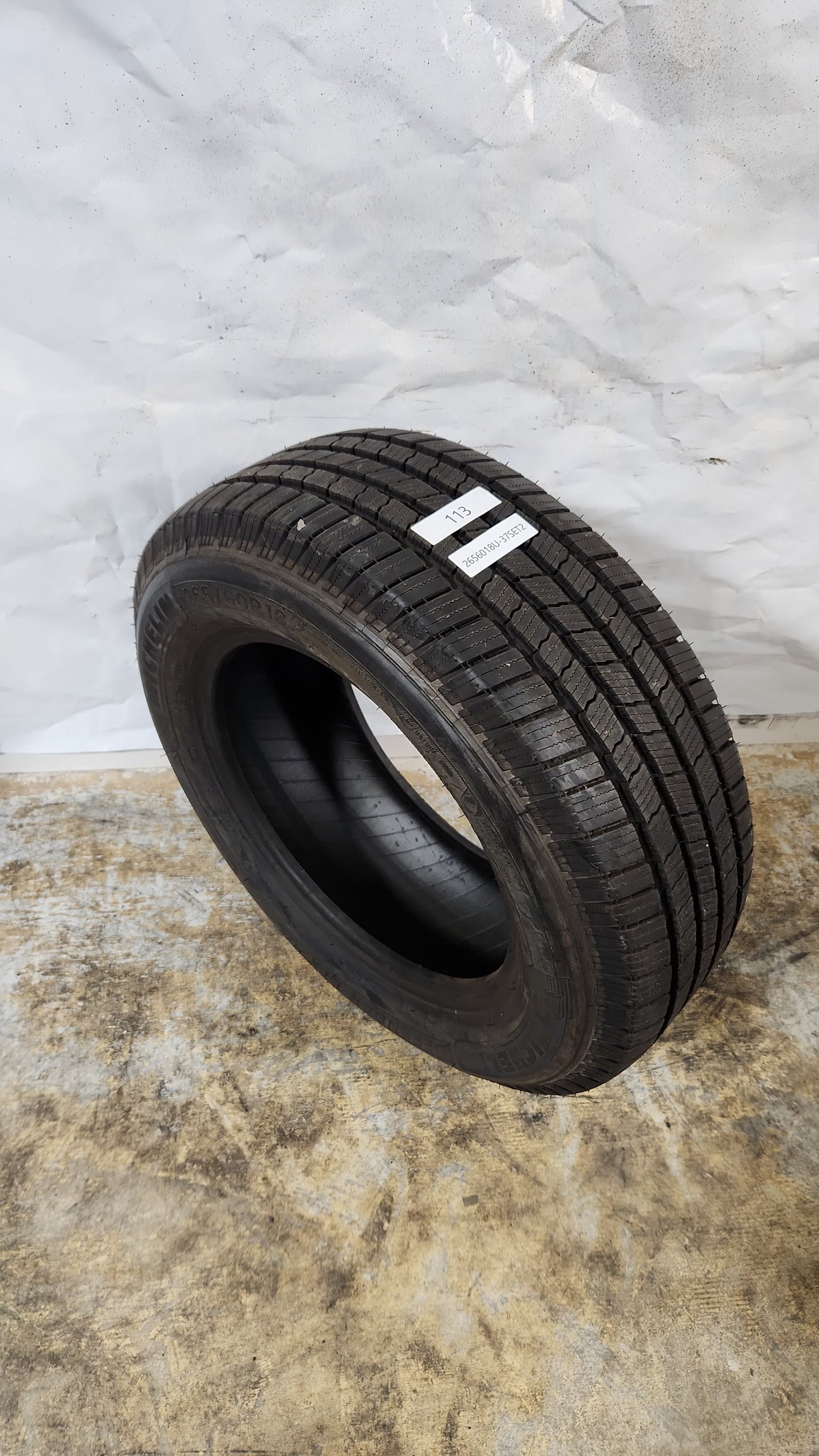 Set of 2 - 265/60R18 Michelin Defender LTX M/S - Used Tires