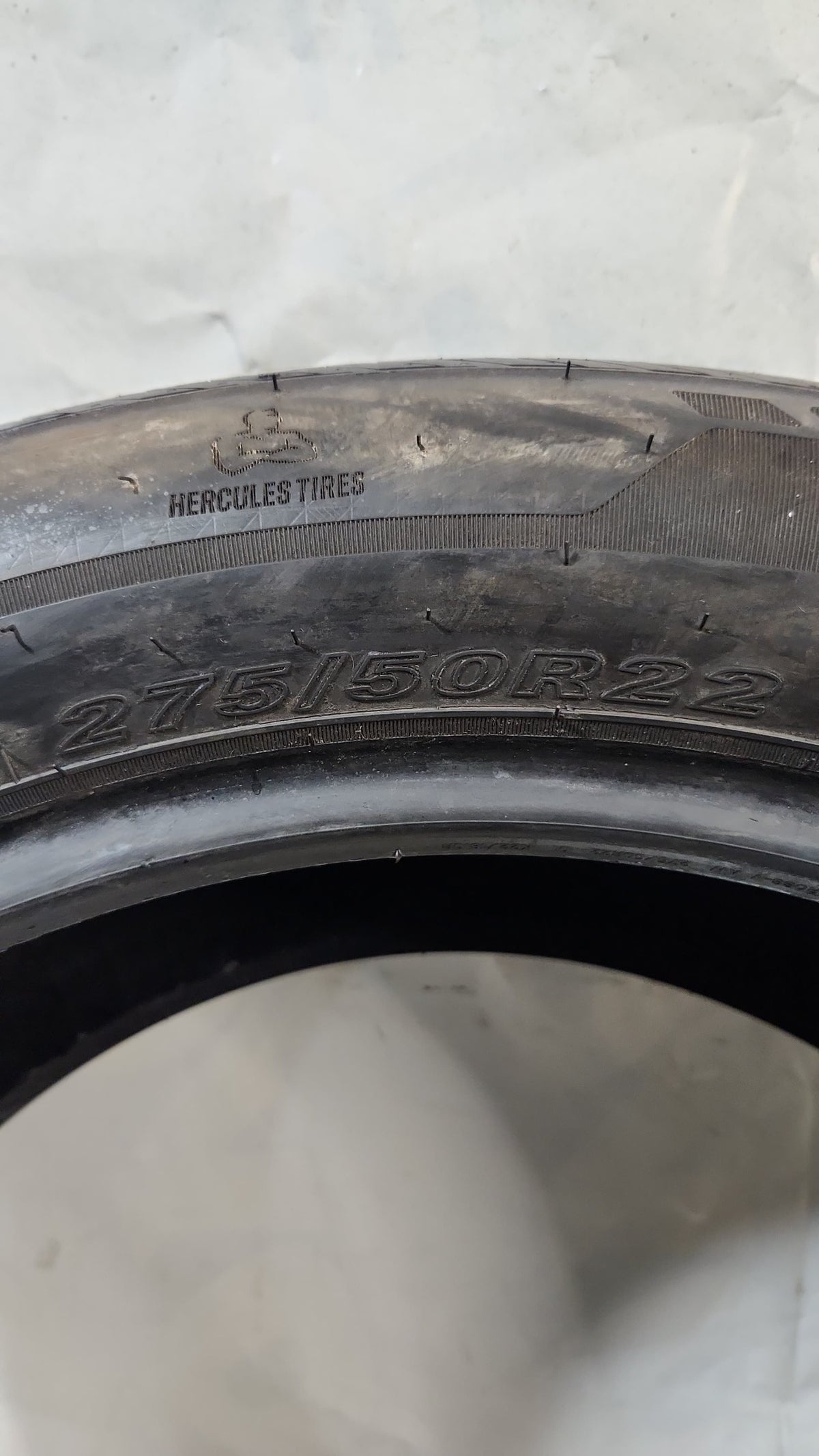 Used Tire - 275/50R22 Hercules Terra Trac Cross-V AW 8/32