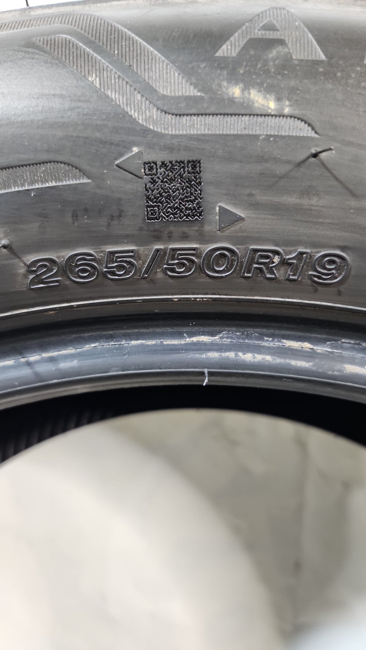 Used Tire - 265/50R19 Bridgestone Alenza Sport A/S RFT