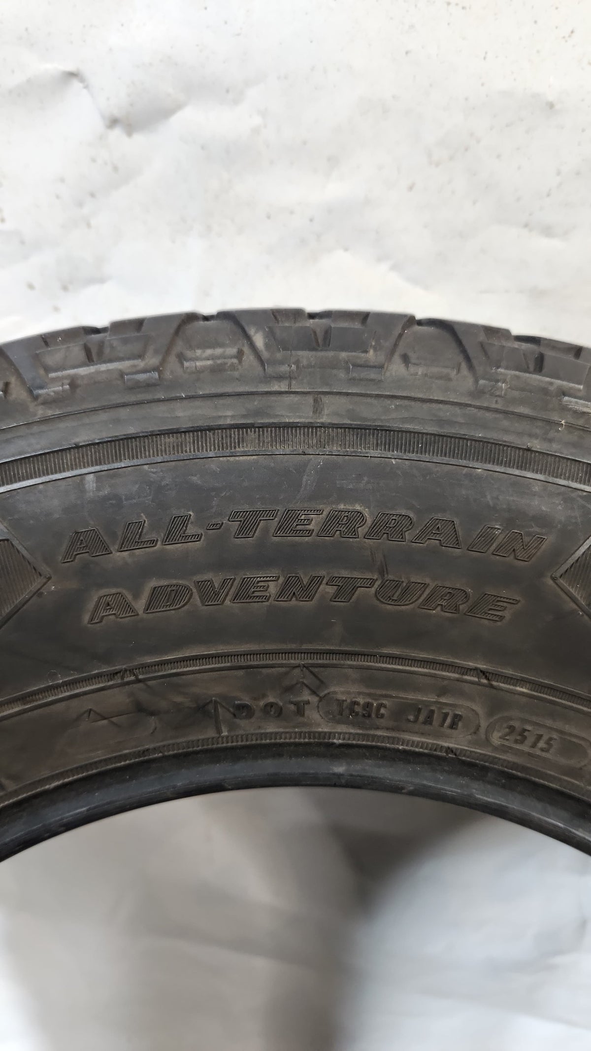 Used Tire - 235/75R17 Goodyear Wrangler All-Terrain Adventure