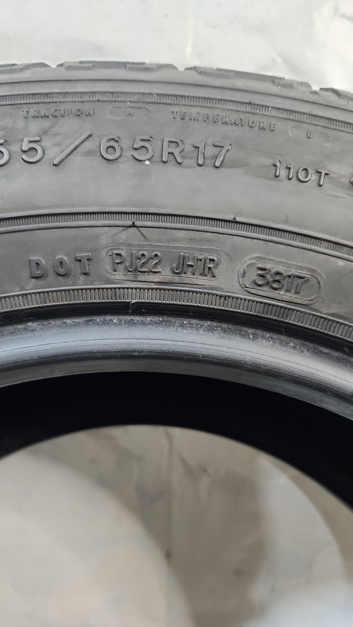 Used Tire - 255/65R17 Goodyear Wrangler Fortitude HT