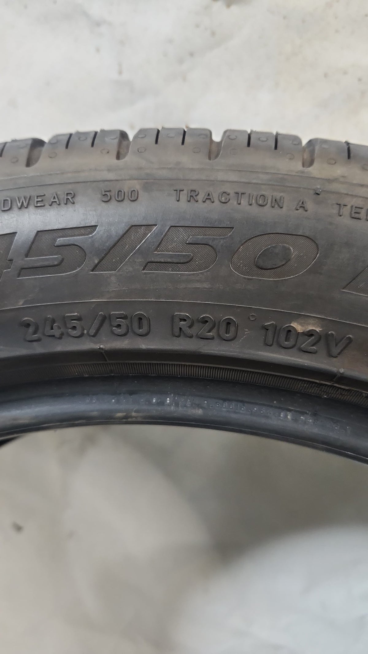 Used Tire - 245/50R20 Pirelli Scorpion Zero All Season