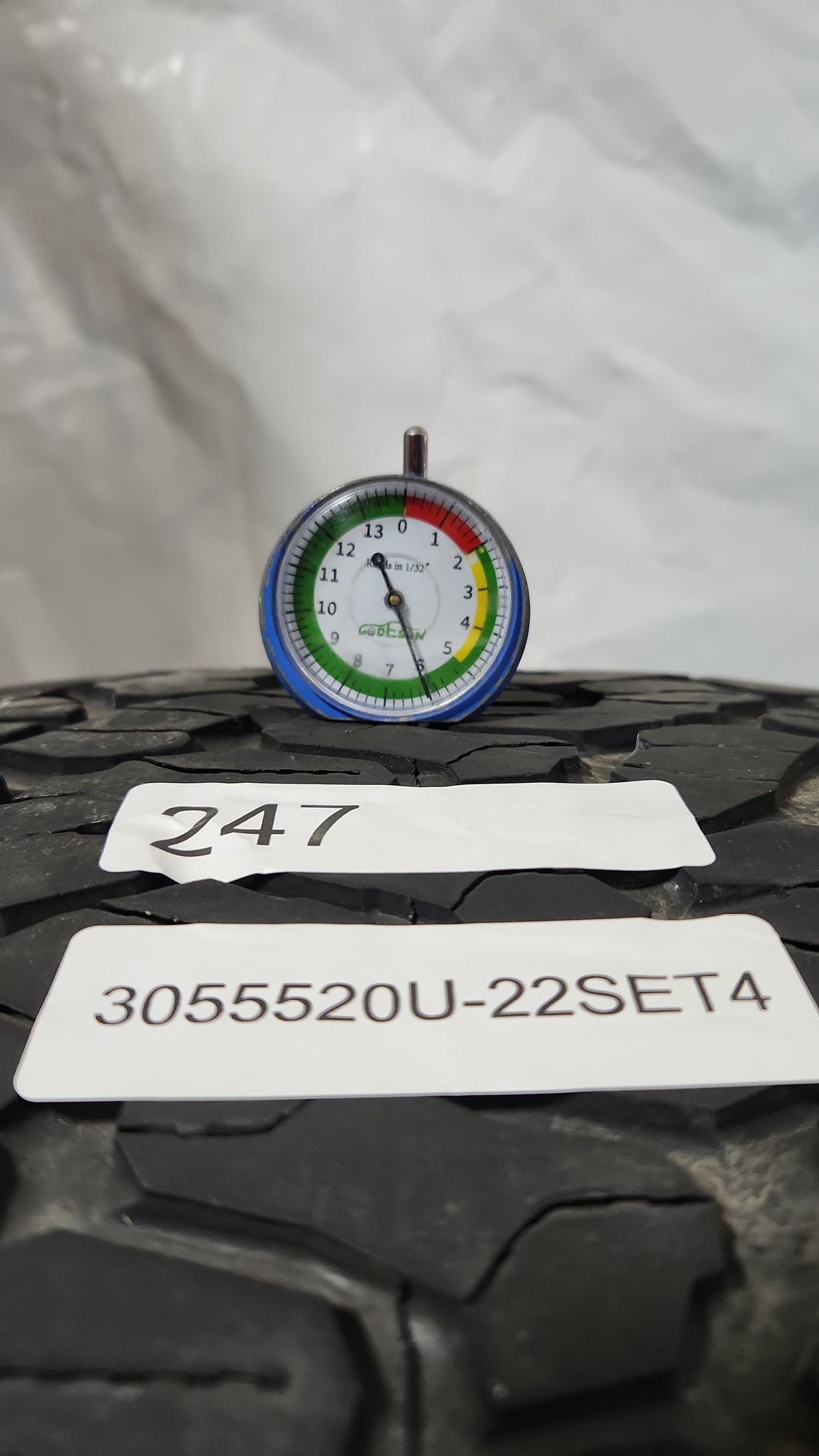 Set of 4 Used Tires - 305/55R20 BFGoodrich All-Terrain T/A KO2