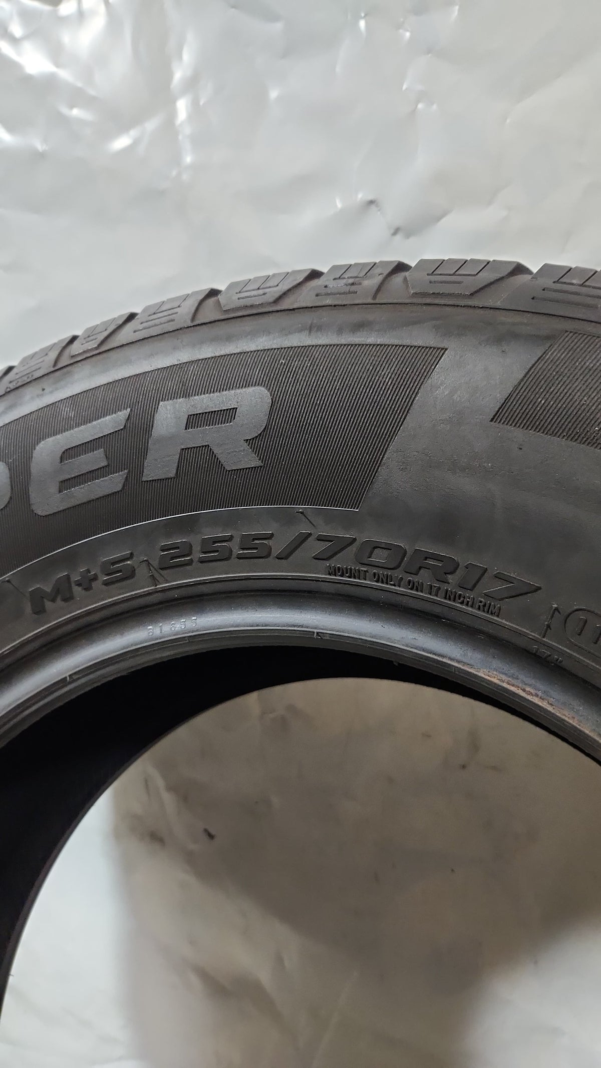 Used Tire - 255/70R17 Cooper Discoverer SRX