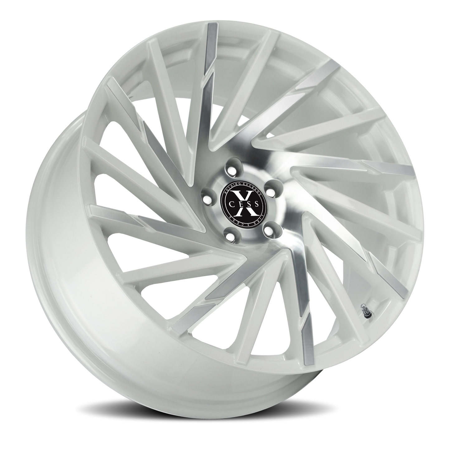 XCESS X02 X02 22X9 35MM 5X114.3 WHITE MACHINED | X02251435WM