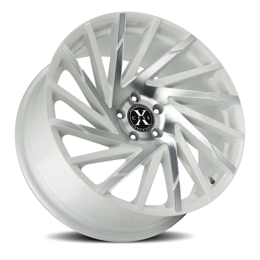 XCESS X02 X02 20X8.5 35MM 5X114.3 WHITE MACHINED | X02051435WM