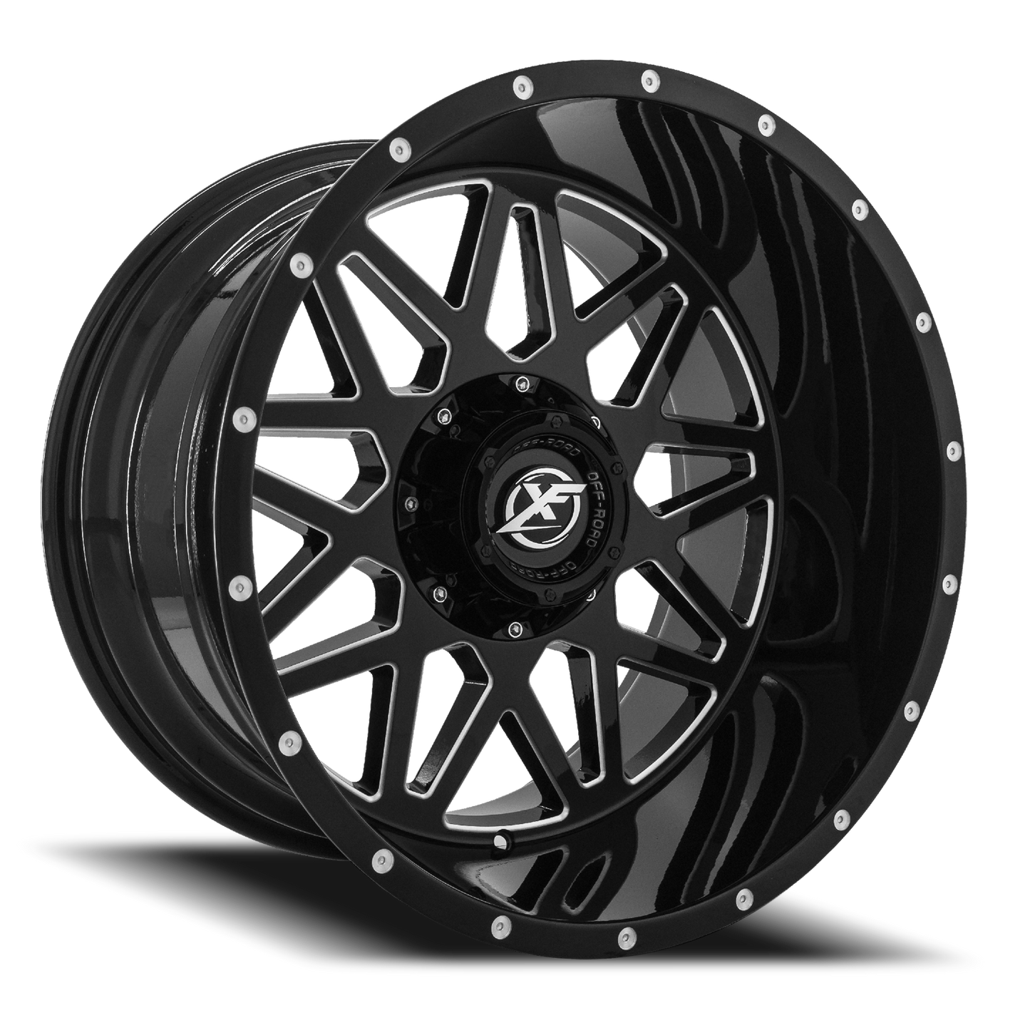 XF OFF-ROAD XF-211 20X9 0 5X139.7/5X150 GLOSS BLACK & MACHINED