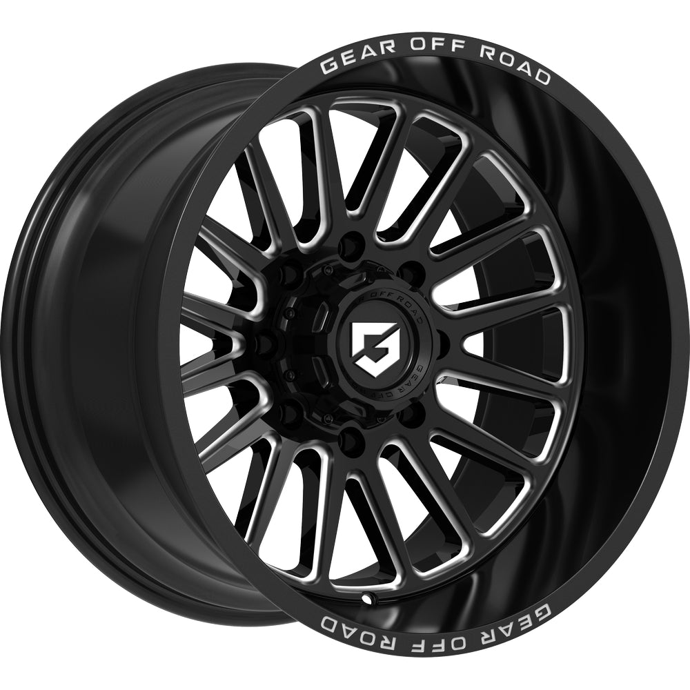Gear Off Road 764MB 20X9 +00 5X5/5X5.50 Black