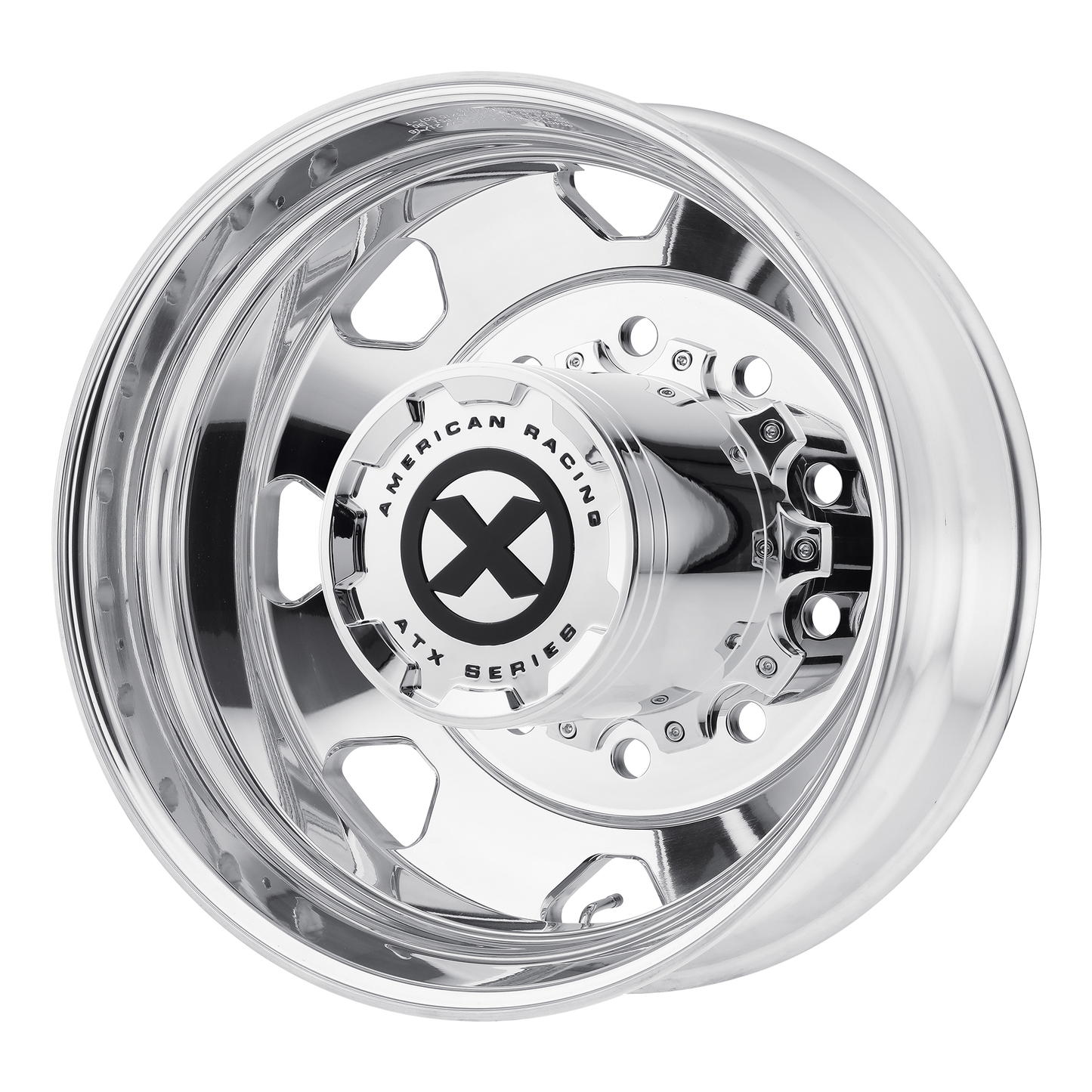 ATX AO401 OCTANE 24.5X8.25 -168 10X285.75/10X11.25 Polished - Rear