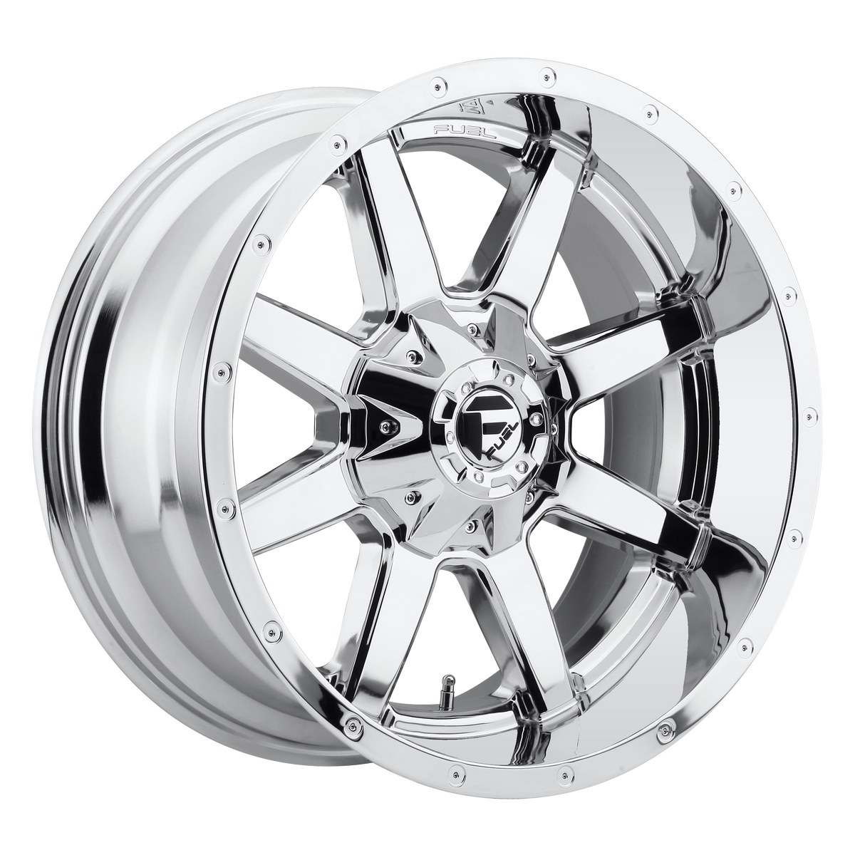 Fuel 1PC D536 MAVERICK 20X8.25 -202 10X225/10X225 CHROME PLATED