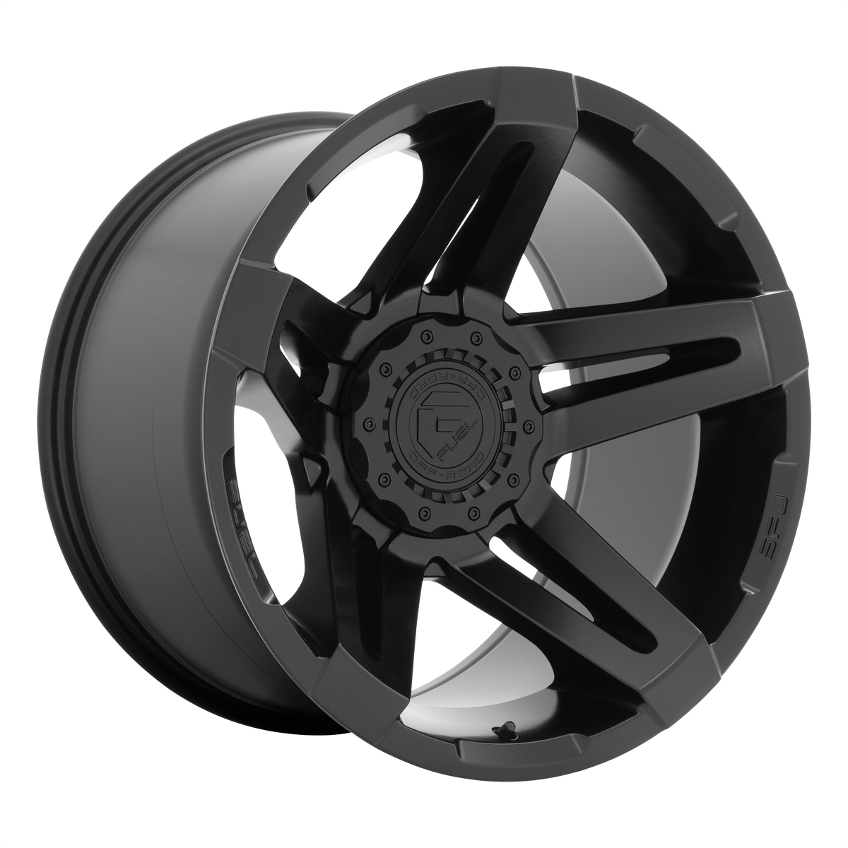 Fuel 1PC D763 SFJ 22X14 -75 5X127/5X139.7/5X5.0/5.5 Matte Black