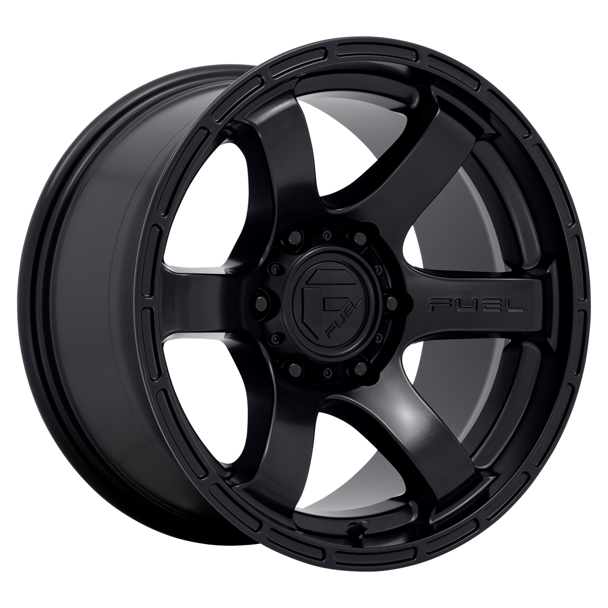 Fuel 1PC D766 RUSH 17X9 -12 6X139.7/6X5.5 SATIN BLACK