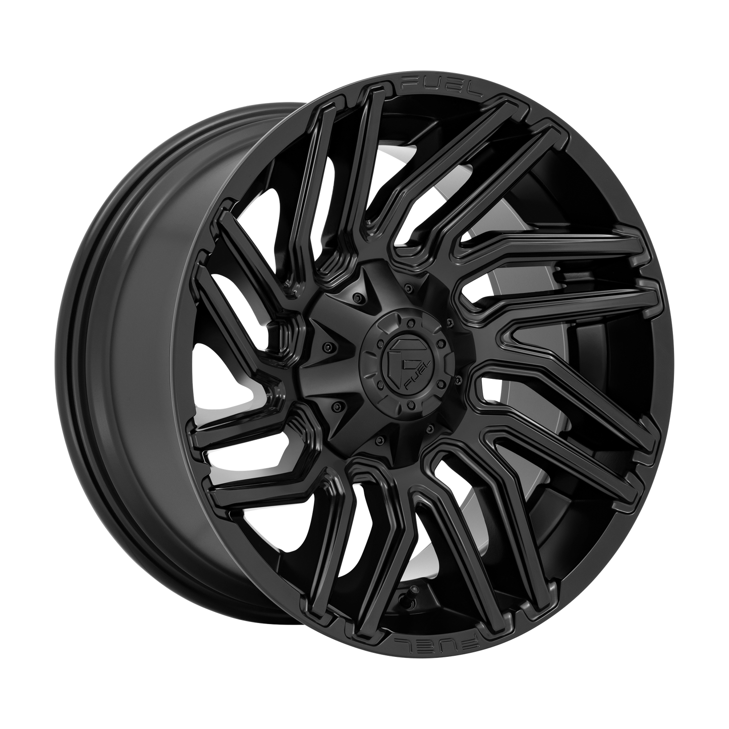 Fuel 1PC D775 TYPHOON 22X12 -44 5X114.3/5X127/5X4.5/5.0 Matte Black