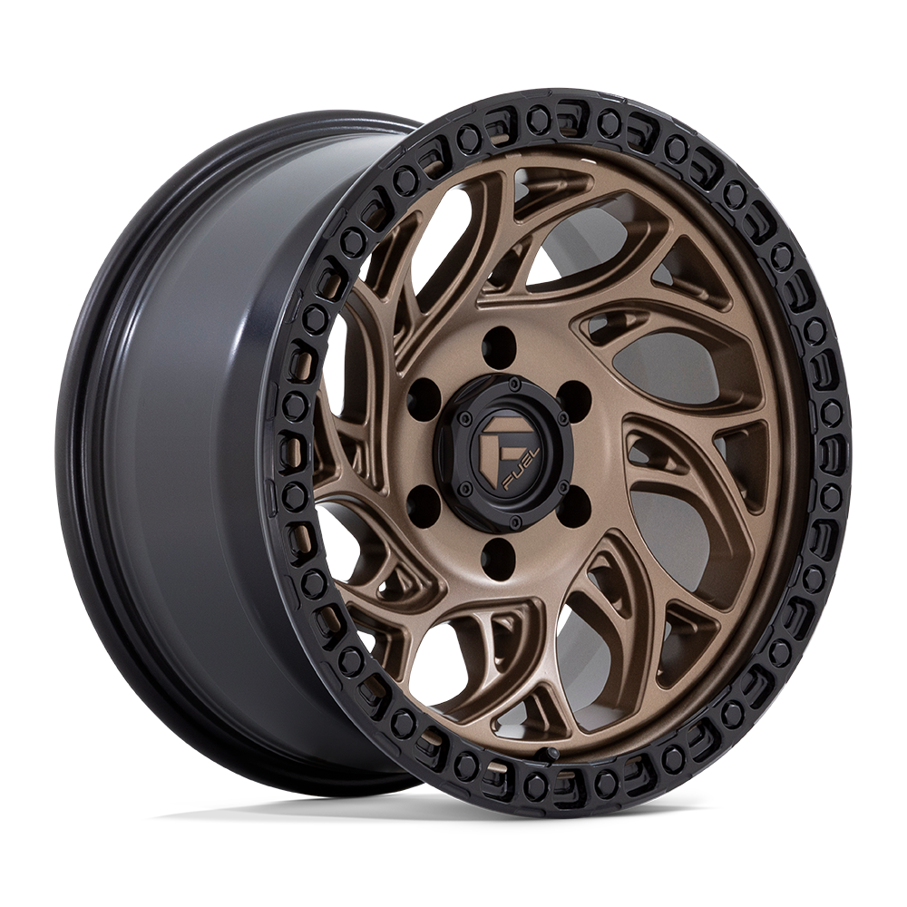 FUEL 1PC D841 RUNNER OR 17X9 1 6X139.7 BRONZE WITH BLACK RING