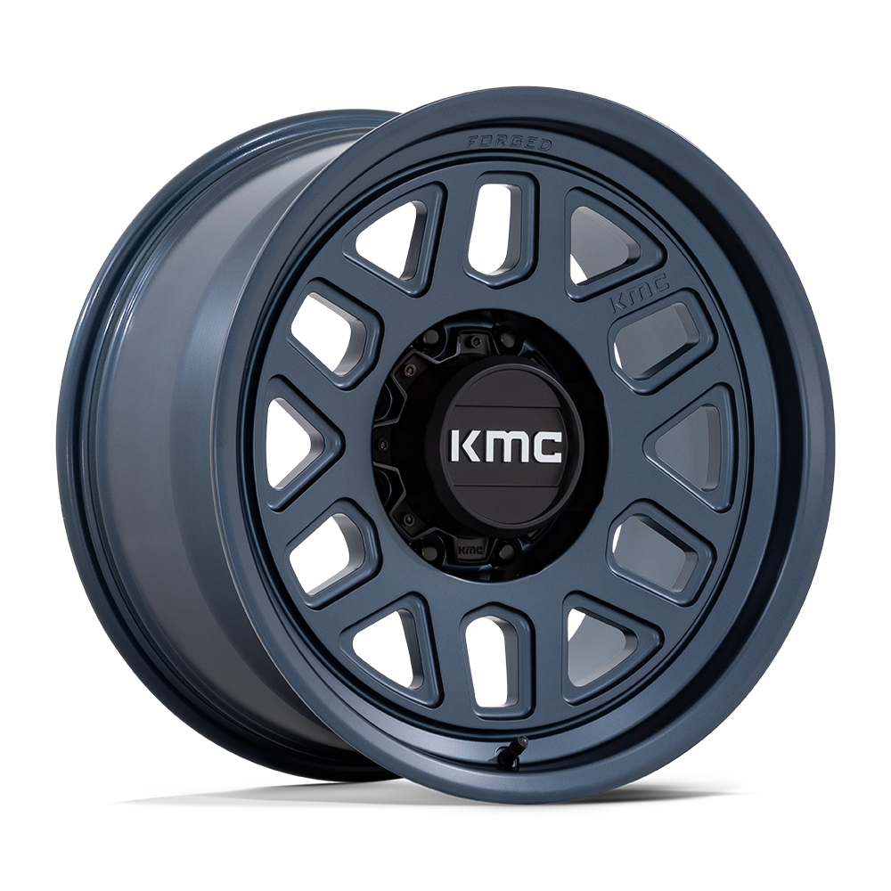KMC KM451 MESA FORGED MONOBLOCK 18X9 18 8X180 METALLIC BLUE