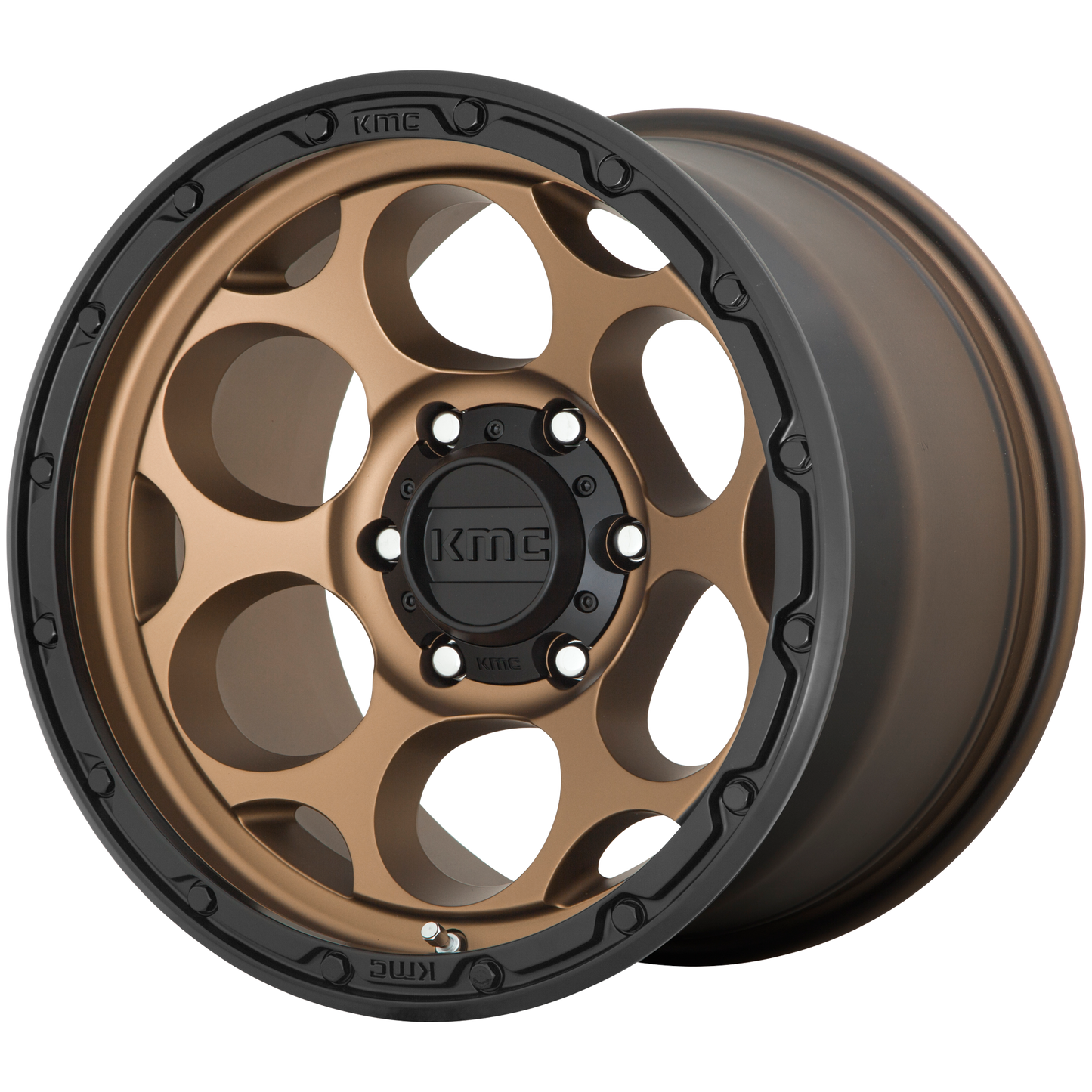 KMC KM541 DIRTY HARRY 17X9 -12 5X127/5X5.0 Matte Bronze With Black Lip