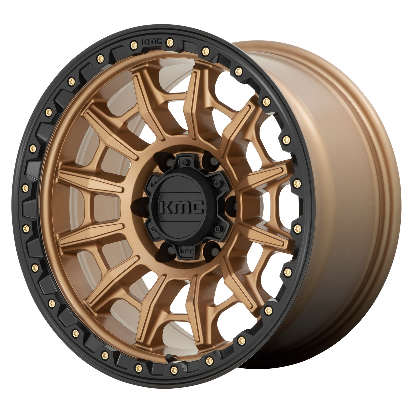 KMC KM547 CARNAGE 17X9 0 5X127/5X5.0 Matte Bronze With Black Lip