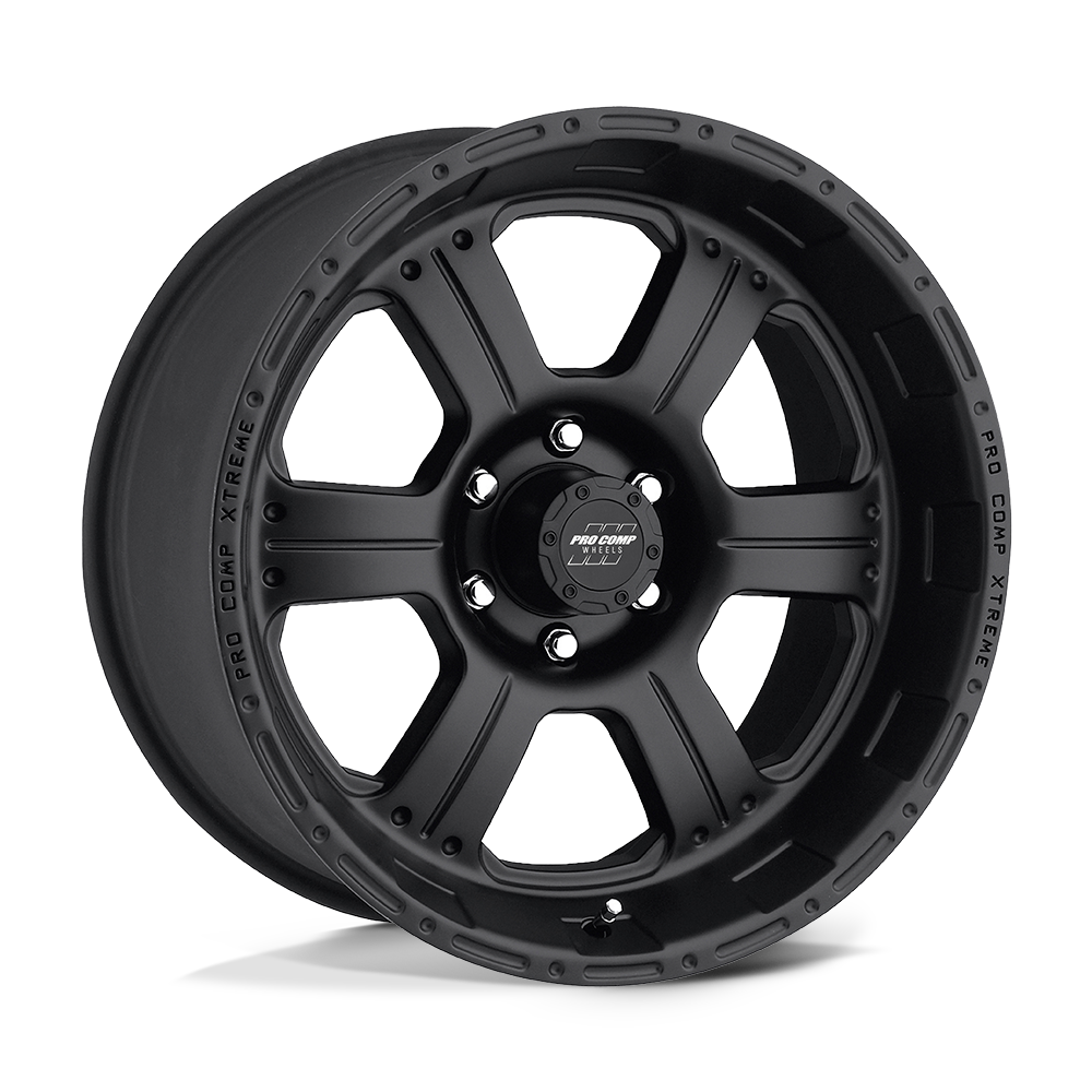 PRO COMP PA89 KORE 17X9 -6 6X139.7 FLAT BLACK