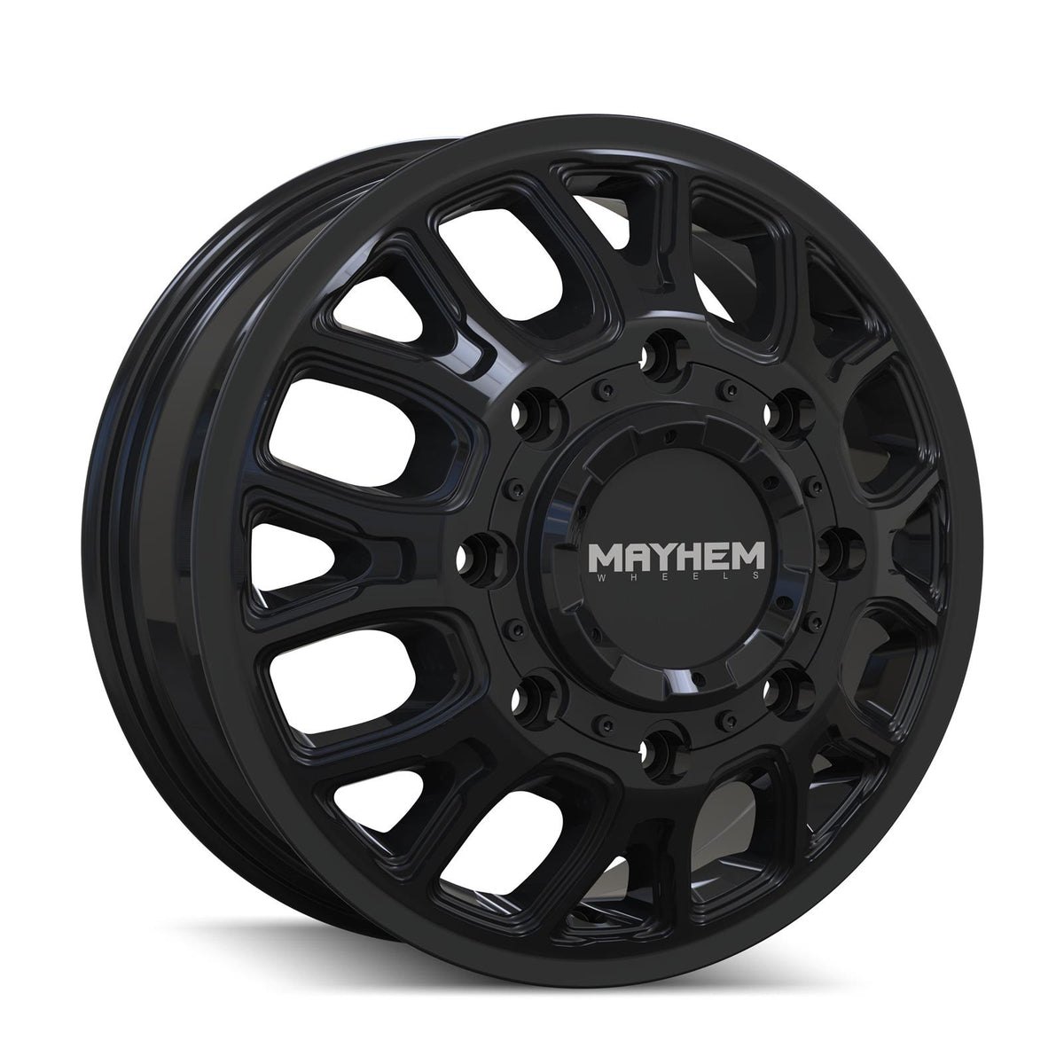 MAYHEM COGENT DUALLY 8107D 17X6.5 125 8x210 GLOSS BLACK