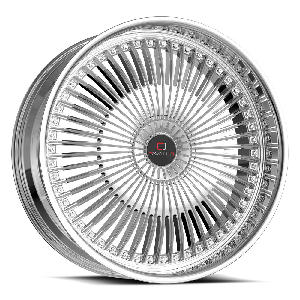 Cavallo CLV-41 18x8 35 5x112/5x114.3 Nano Chrome CLV-41188051121143+35NC