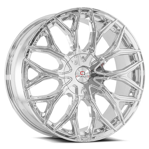 Cavallo CLV-37 24x9 18 5x115/5x120 Nano Chrome CLV-3724905115120+18NC
