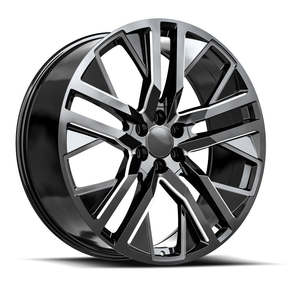 O.E. REVOLUTION D-36 26X10 31 6X139.7 GLOSS BLACK & MILLED